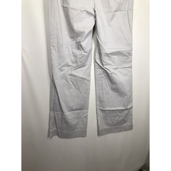 J Jill Tan Straight Fit Slim Boyfriend Stretch Sz 10 Cotton Pants RN 97641 - Picture 3 of 6